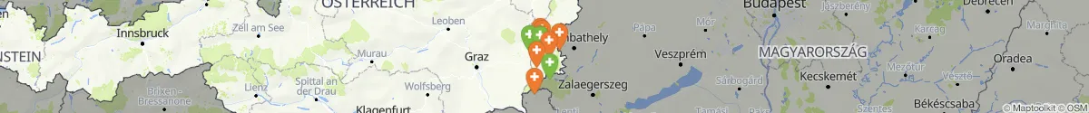 Map view for Pharmacies emergency services nearby Güssing (Güssing, Burgenland)
